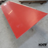 hot sale red artificial stone acrylic solid surface sheet