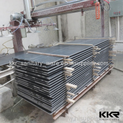 black artificial stone slab for counter top table top