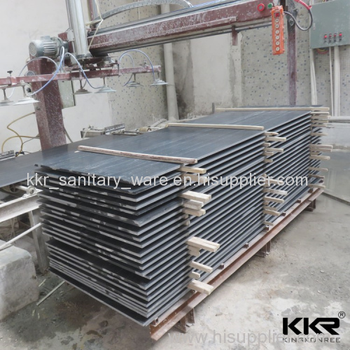black artificial stone slab for counter top table top