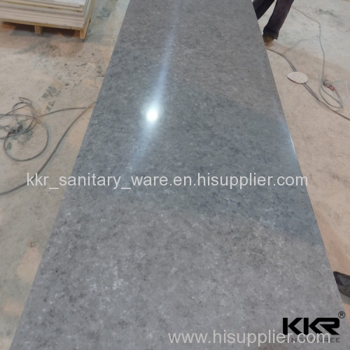 Engineered big solid surface slab for kitchen worktop