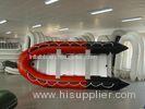 Full Colors Inflatable Sport Boat 86 KG 410 Cm Folding Sailing Boat For Patrolling