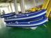 10 Ft PVC Foldable Rib Boat Easy Carry 3 Chamber 4 Person Inflatable Boat For Fishing
