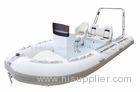 Durable Luxury Aluminum Rib Boat 216 Cm Width Impermeable Heavy Duty Deep - V Alloy Hull