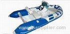 Blue Small Rib Boat 3.5m PVC Chemical Resistance With Sporty Wide Body Frame