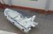 Rigid Hull Inflatable Fishing Pontoon Boats Light Grey 16 Feet With Sunbed