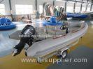 Fiberglass Hull Inflatable Rib Boat 18 Ft Sea Eagle Inflatable Boats With Bimini Top