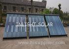 Black Heat Pipe Solar Collector 20 Tube Rockwool Polyurethane Insulation