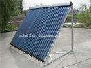 Thermosiphon Copper Coil Heat Pipe Solar Collector Free Standing / Wall Mounting Installation
