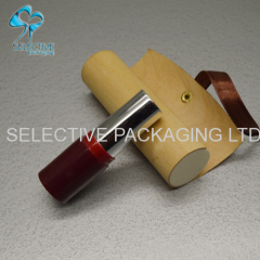 Empty bamboo lipstick tube wooden packaging lipgloss tube lip tint bottle high end lipgloss tube