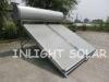 Natural Circulation Flat Plate Solar Collector 200L Aluminum And Copper Absorber Body