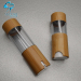 NEW ITEM cosmetic plastic bamboo airless pump top bottle 30ml 50ml