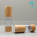 bamboo airless bottle for packaigng