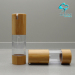 NEW ITEM cosmetic plastic bamboo airless pump top bottle 30ml 50ml