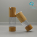 NEW ITEM cosmetic plastic bamboo airless pump top bottle 30ml 50ml