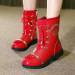 Girls Winter Snow Leather Boots