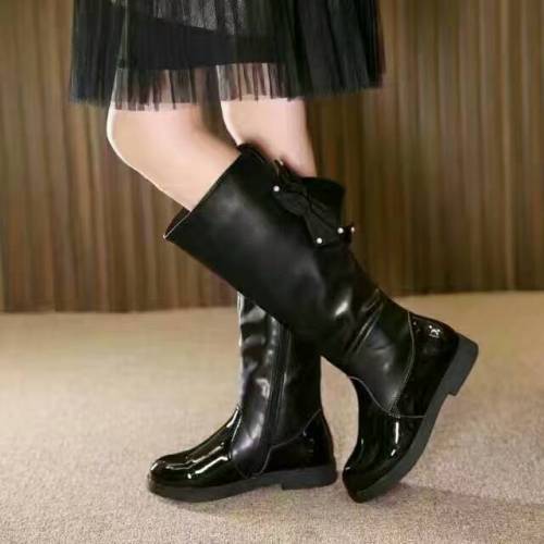 New Design Flat Leather Boots