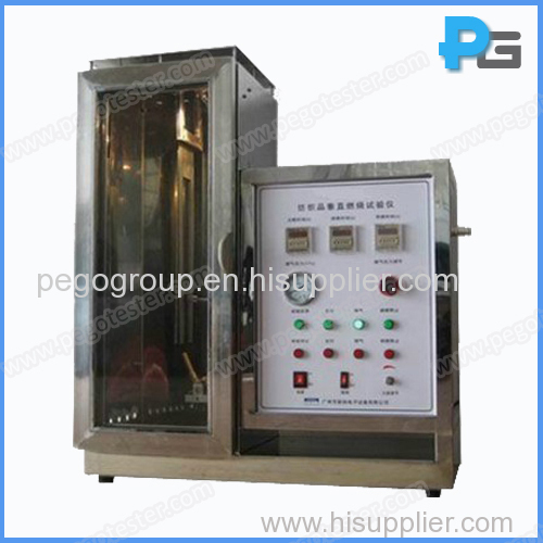 JIS1091 Textiles Vertical Flammability Test Apparatus