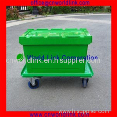 High Quality 70L Heavy Duty Moving Storage Plastic Durable Crate