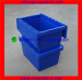 High Quality 100L Plastic Packaging And Transport Solid Storage Crate with Lid