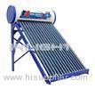 15 Tube Non Pressurized Solar Water Heater Magnetron Sputtering Selective Coating Material