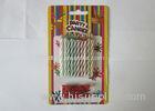 Fashion Colorful Art Trick Birthday Candles Magically Reigniting SGS Certificated