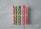 Votive Spiral Stick Unscented Pillar Candles Home Decoration 10 Pcs 7 Colors