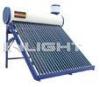 Integrated Pressure Copper Coil Solar Water Heater Color Steel Type For Home / Hotel
