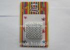 Wedding Party Silver Birthday Candles Paraffin Wax Dia 0.55 CM SGS Approved