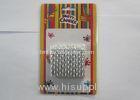 Wedding Party Silver Birthday Candles Paraffin Wax Dia 0.55 CM SGS Approved