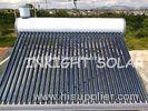 White Color Steel Solar Coil Water Heater 30 Tubes High Density Integral PU Insulation