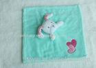 Stuffed / Plush Infant Security Blanket Rabbit Shape Eco - Friendly