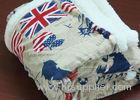 UK Flag Pattern Personalised Adult Blanket For Winter 480gsm
