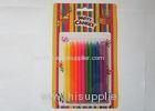 Thin Long Birthday Party Unscented Pillar Candles Paraffin Wax Raw Material