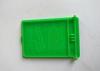 Green Cover Injection Molded Plastic Parts PP Material With Logo Printing Polishing Surface