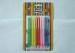 Household Thin Birthday Candles / Smokeless Pillar Candles Various Colors