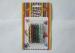 Colorful Shining Craft Spiral Metallic Gold Pillar Candles 8 Pcs / 8.3G