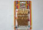 Dripless Twisted Birthday Candles Dia 0.24 Inch With Long Burning Time