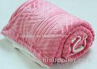 Double Sided Personalised Adult Blanket Pink For Airplane Farland