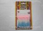 Paraffin Wax Spiral Birthday Candles Color Changing Non Toxic 2.36 Inch Height