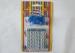 Disposable Wax Magic Relighting Candles Striped Shaped Blue And White