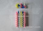 Safe Unique Swirling Spiral Birthday Candles Smokeless with Variety Colors