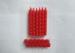 Dripless Unscented Red Spiral Birthday Candles 60 Degrees Softening Point