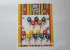 Funny Party Flash Pick Letter Birthday Candles 1.18 Inch Height With Balloom Shape