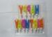 Letter Shaped Birthday Candles Bougies Paraffin Wax Material with CE Certificated