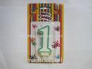 Fancy Number Birthday Candles Paraffin Wax Material Environmental friendly