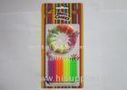 Colorful Fluorescent Candles Spiral Shaped Anniversary Office Party Decorations