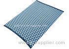 Home Textile Knitted Wool Chevron Baby Blanket Multi Purpose Anti - Static