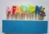 Fancy Alphabet Letter Birthday Candles Flameless Non - Toxic 2.8cm Height