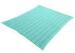 Fresh Green Knitted Wool Blanket Soft For Home / Hotel 160-350g/M2 Weight