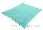 Fresh Green Knitted Wool Blanket Soft For Home / Hotel 160-350g/M2 Weight